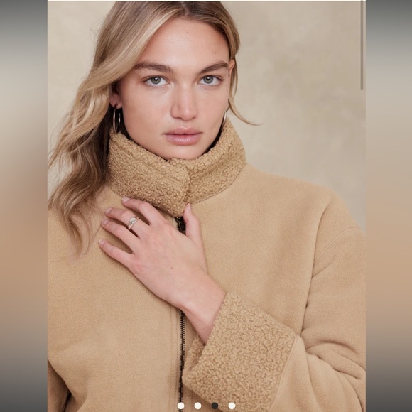 Sherpa Bomber Jacket/XL/Black - Picture 3 of 3